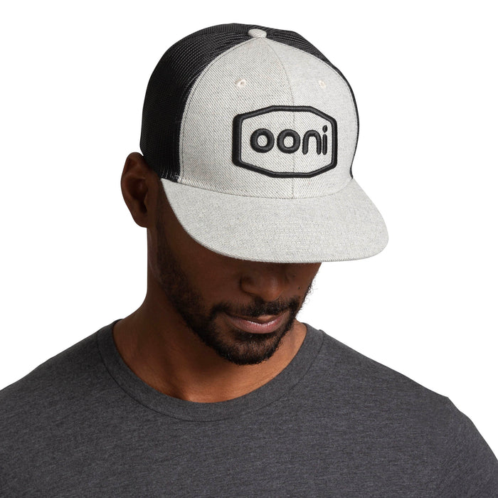 Ooni Logo Mesh Snapback (Gray & Black) | Click this image to open up the product gallery modal. The product gallery modal allows the images to be zoomed in on.