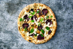 Roast Beetroot, Walnut and Goats’ Cheese Pizza
