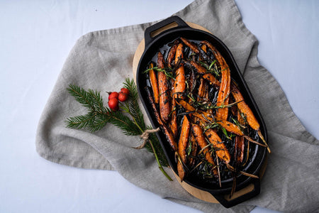 Maple Roasted Carrots with Rosemary