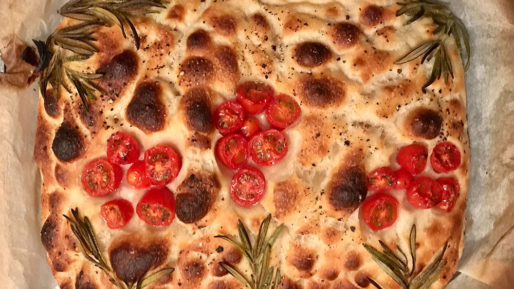 Sourdough focaccia 