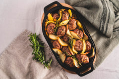 Pork Meatball & Apple Bake