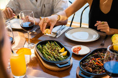 Flame-roasted Asparagus with Lemon Zest and Parmesan Recipe