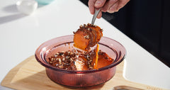 Shingled Sweet Potatoes with Maple Syrup and Aleppo Pepper