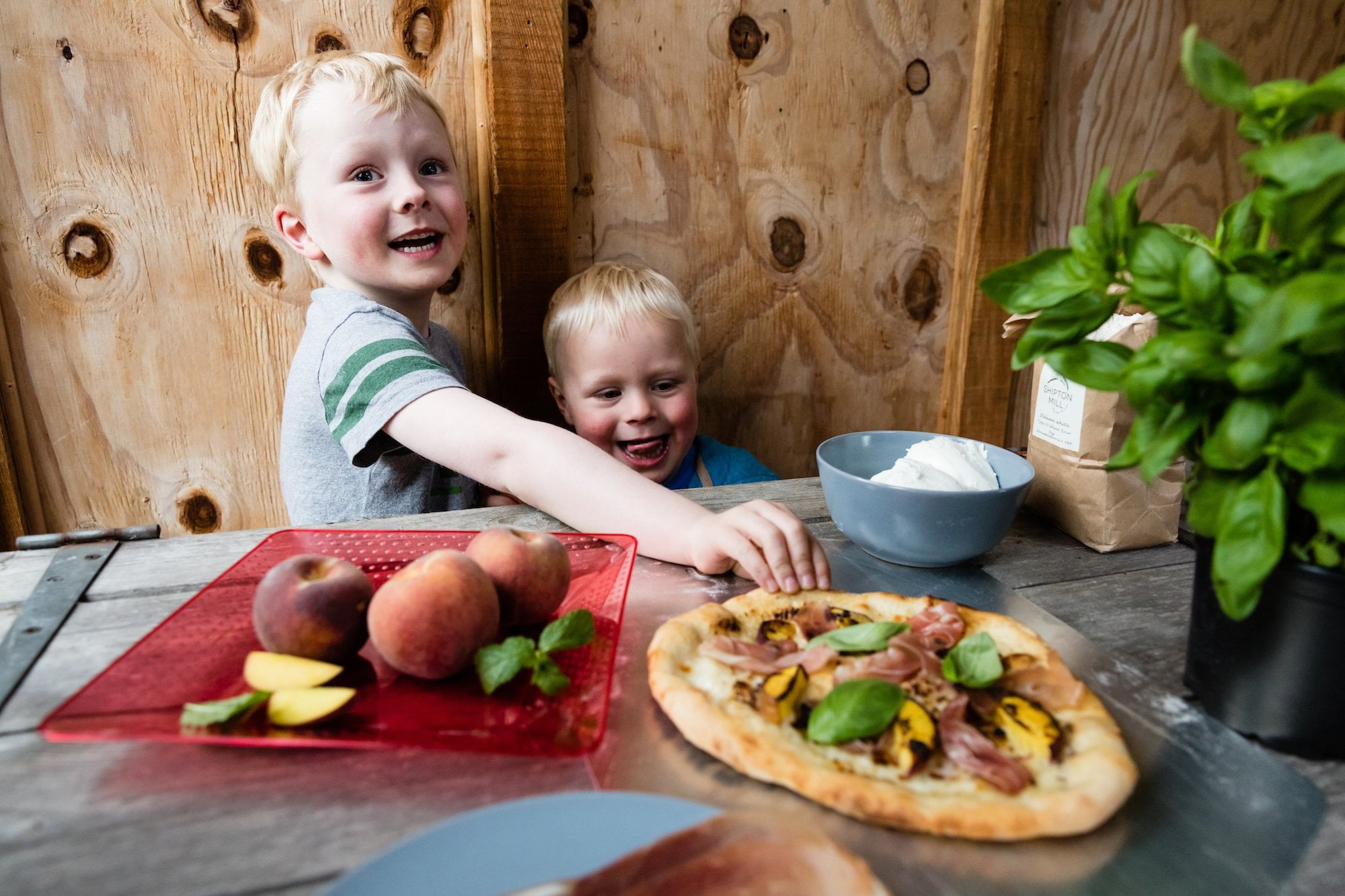 Peach, Prosciutto & Basil Pizza Recipe — Ooni USA