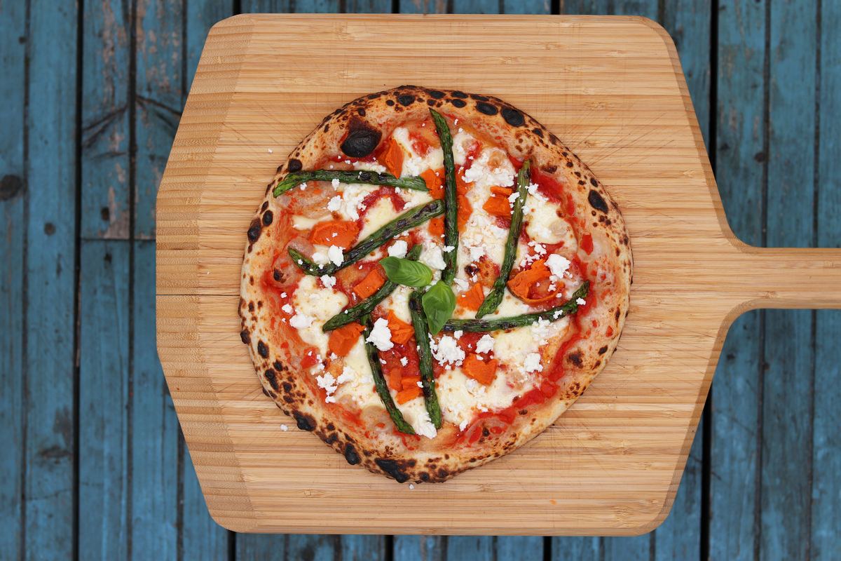 Sweet Potato, Asparagus and Feta Pizza Recipe — Ooni USA