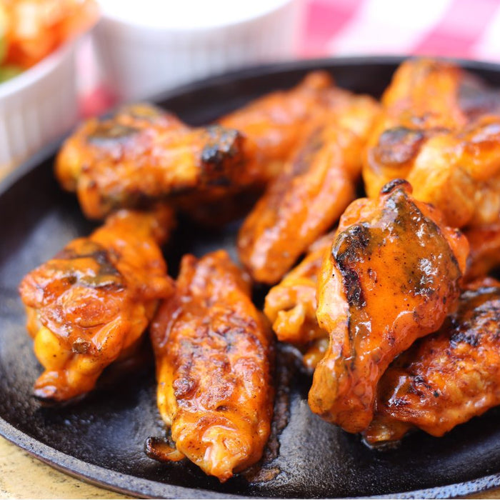 “Over-the-Pit” Buffalo wings 
