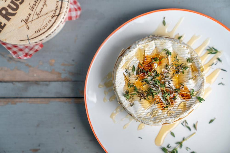 Baked Camembert with Hot Honey