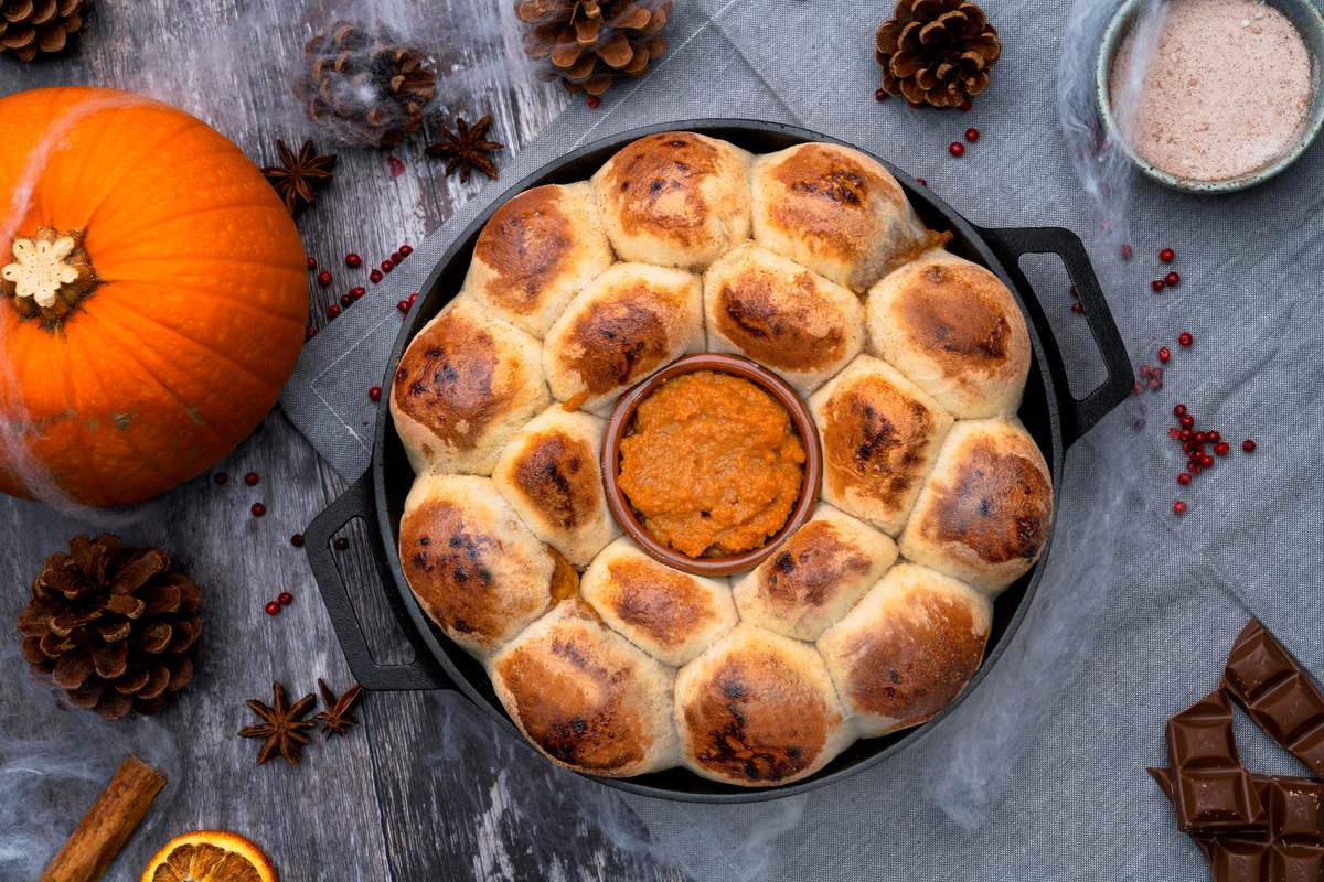 Pumpkin Spice and Chocolate Stuffed Dough Balls Recipe — Ooni USA