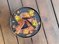 Sean Sherman’s Masa Flatbreads with Charred Tomato and Onion Salsa 