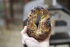 Sourdough bagels 