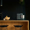 halo in charcoal grey on modern kitchen worktop