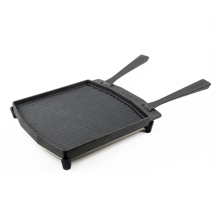 Ooni Cast Iron Grizzler Pan  Pizza oven accessories, Pizza oven, Griddle  pan
