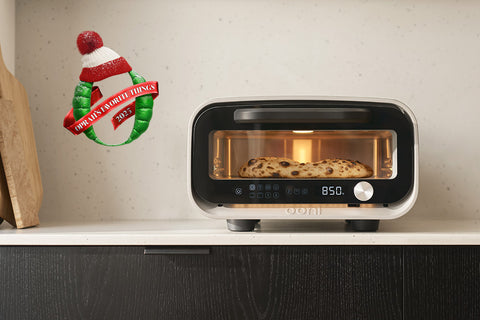 Ooni Volt 2 on kitchen countertop with Favoirite Things 2025 logo 