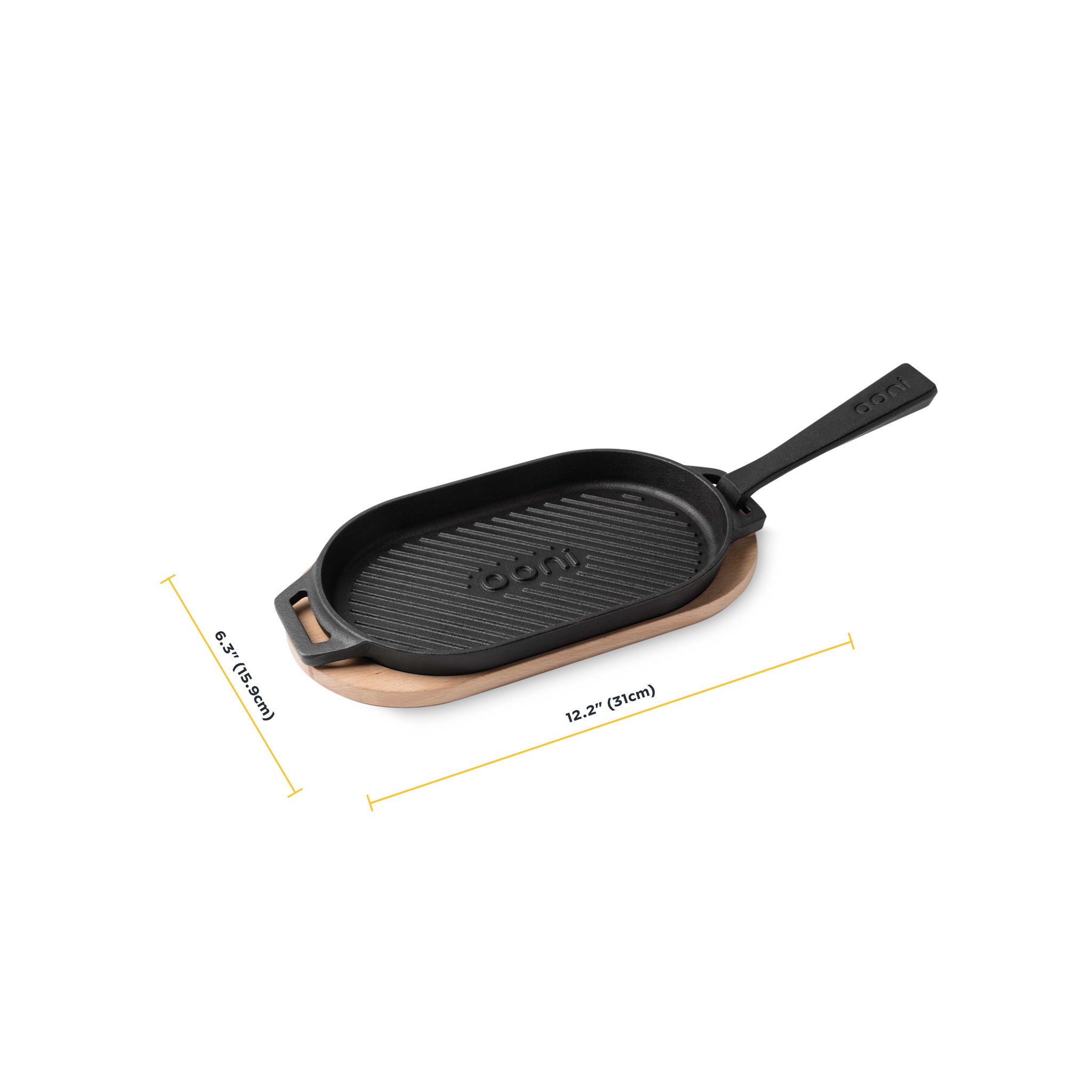 Zoom: Ooni Cast Iron Grizzler Pan - 1