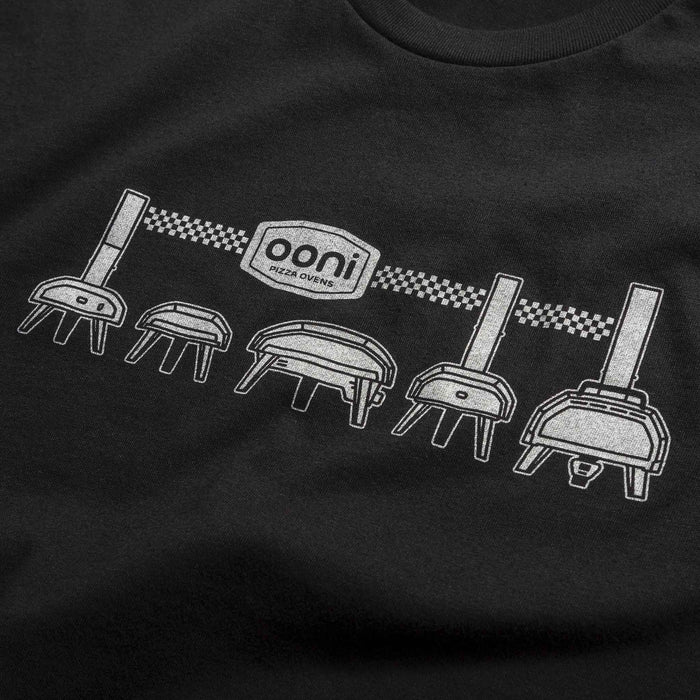 Ooni Oven T-shirt – Adult (Black) | Click this image to open up the product gallery modal. The product gallery modal allows the images to be zoomed in on.