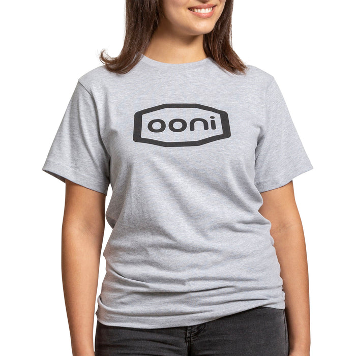 Ooni Logo T-shirt – Adult (Light Gray) | Click this image to open up the product gallery modal. The product gallery modal allows the images to be zoomed in on.